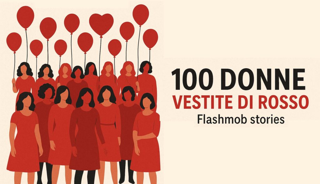 flashmob-100donne vestite di rosso