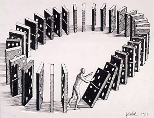 effetto farfalla e domino